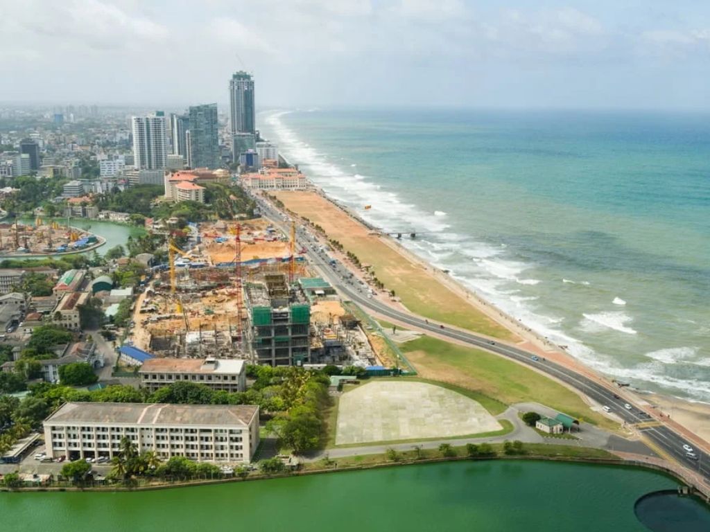 Stroll along Galle Face Green